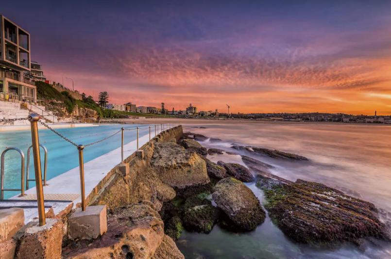 Best Location At Bondi Beach, On The Beach! Lägenhet Sydney Exteriör bild